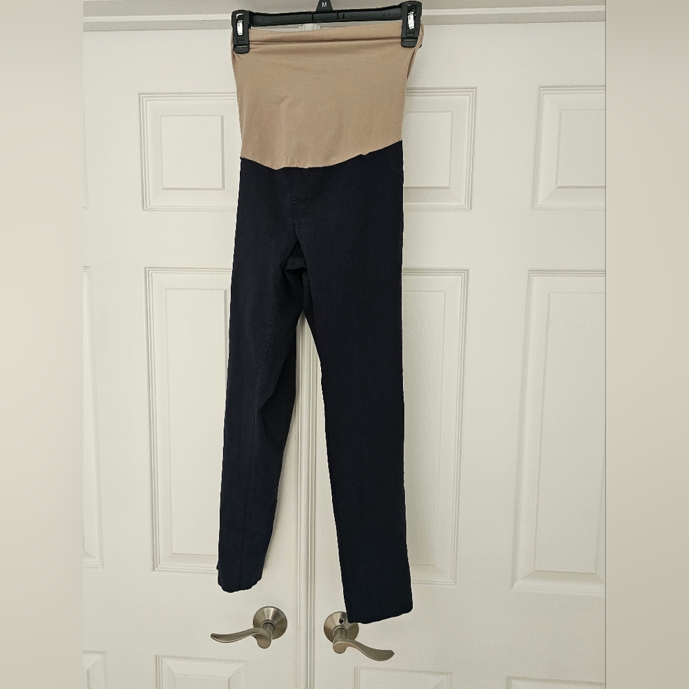 Motherhood Matrrnity Large Navy Maternity Pants
